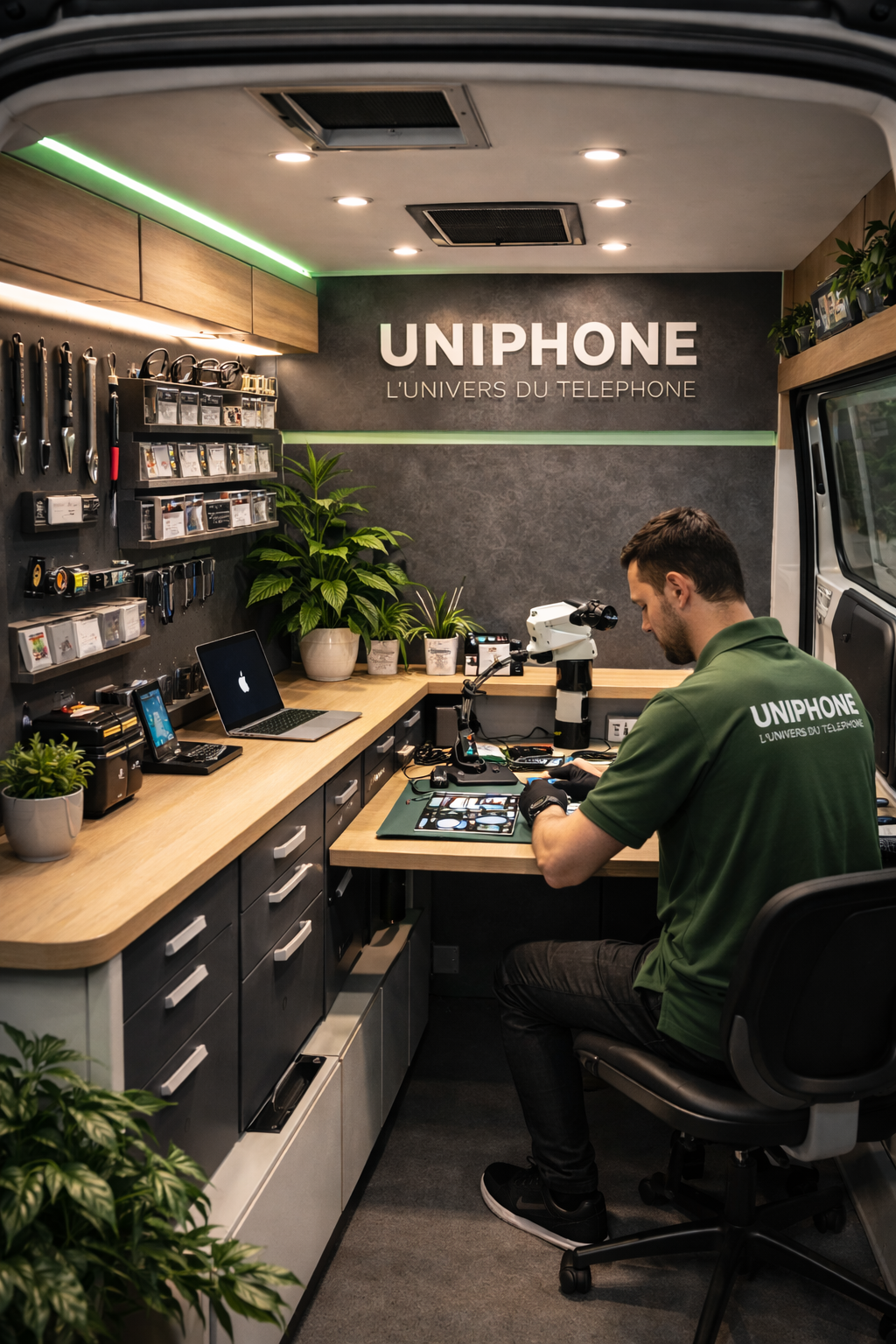 Atelier Uniphone équipé